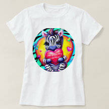 Retro Stil Zebra Valentine