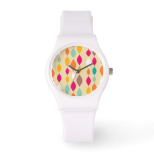 Retro stilabstraktmönster armbandsur