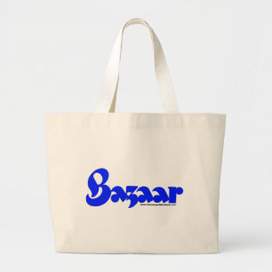 Retro stilsort för basar jumbo tygkasse