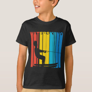 Retro stilWaterskiing Waterskier T Shirt