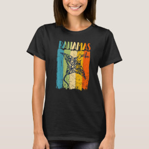 Retro Stingray Bahamas Caribe Theme Friends Family T Shirt