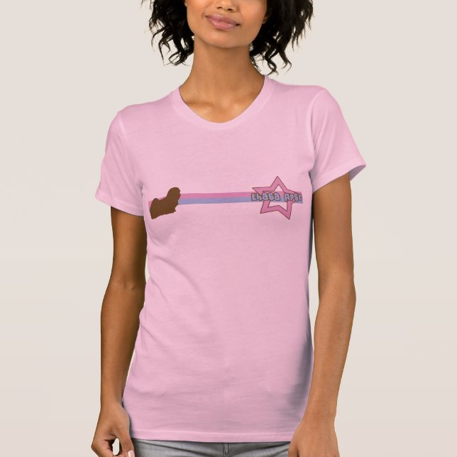 Retro stjärna Lhasa Apso T-shirt (Framsida)
