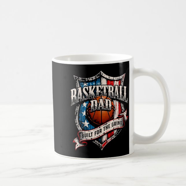 Retro Stolt Basketpappa - Byggd för Malande Kaffemugg (Höger)