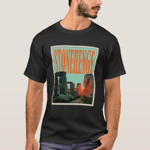 Retro Stonehenge England Souvenir T Shirt