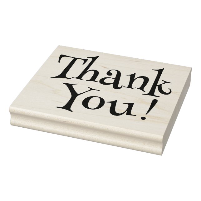 Retro stor Tack Stämpel (Stämpel)