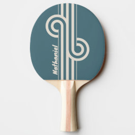 Retro Storm Dubbelrandig Loop med Namn Pingisracket