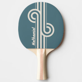 Retro Storm Dubbelrandig Loop med Namn Pingisracket
