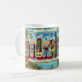 Retro Storm Lake Iowa vykortsmugg Kaffemugg