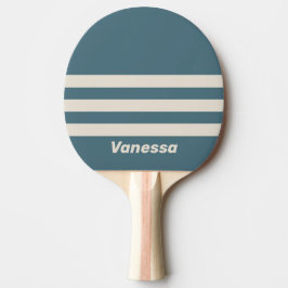 Retro Storm Tre tvärstripig med namn Pingisracket