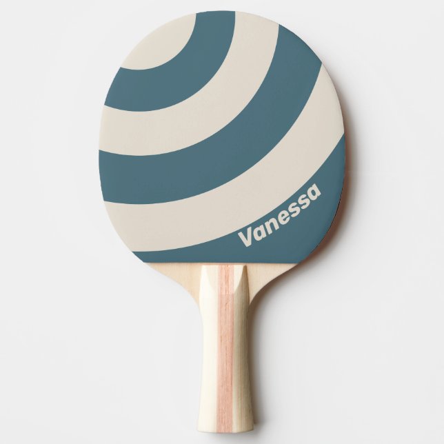Retro Storm Trecirkelrandig med namn Pingisracket (Framsidan)