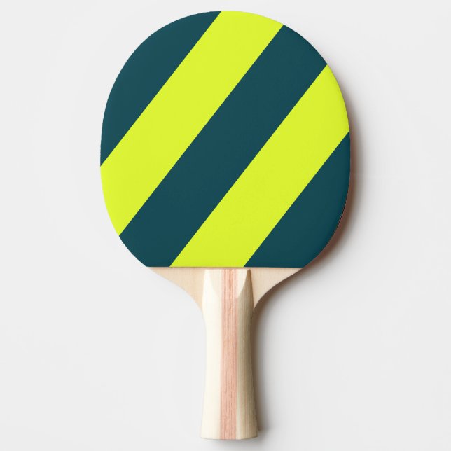 Retro Stormmoln Lummig Djärva Ränder Pingisracket (Framsidan)