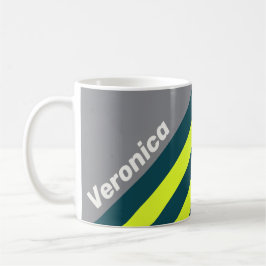 Retro Stormmoln Skogsränder med Namn Kaffemugg