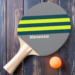 Retro Stormmoln Skogsränder med Namn Pingisracket