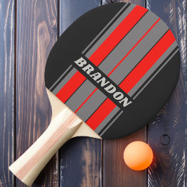 Retro Stormy Sky Board Stripes med namn Pingisracket