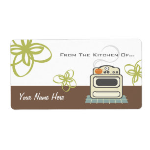 Retro Stove Modern Kitchen från köket... Fraktsedel