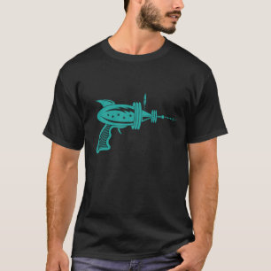 Retro strålvapen i kricka t shirt