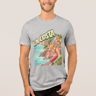 Retro strand semester för män och kvinnor t shirt