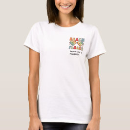 Retro strand Var snäll Solnedgång Palmträd Solglas T Shirt