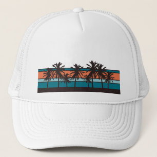 Retro strandhatt keps