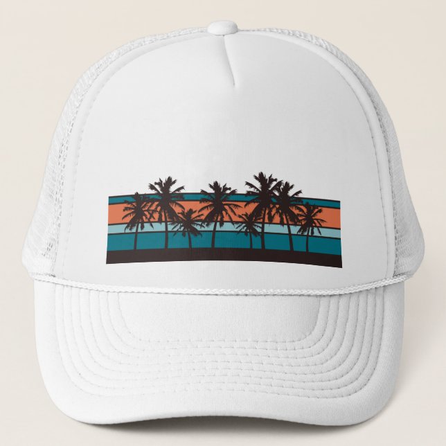 Retro strandhatt keps (Framsida)