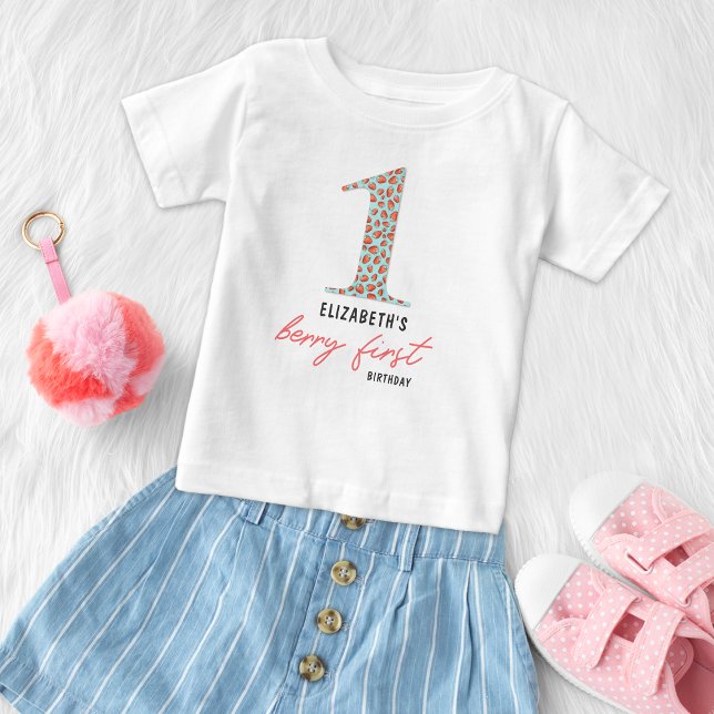 Retro Strawberry Berry First Guest of Honor T Shirt (Skapare uppladdad)