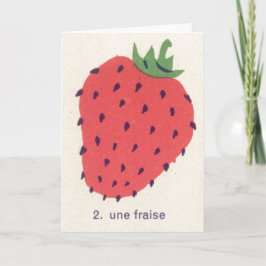 Retro Strawberry Kort