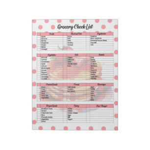 Retro Strawberry Treats Livsmedel List Anteckningsblock