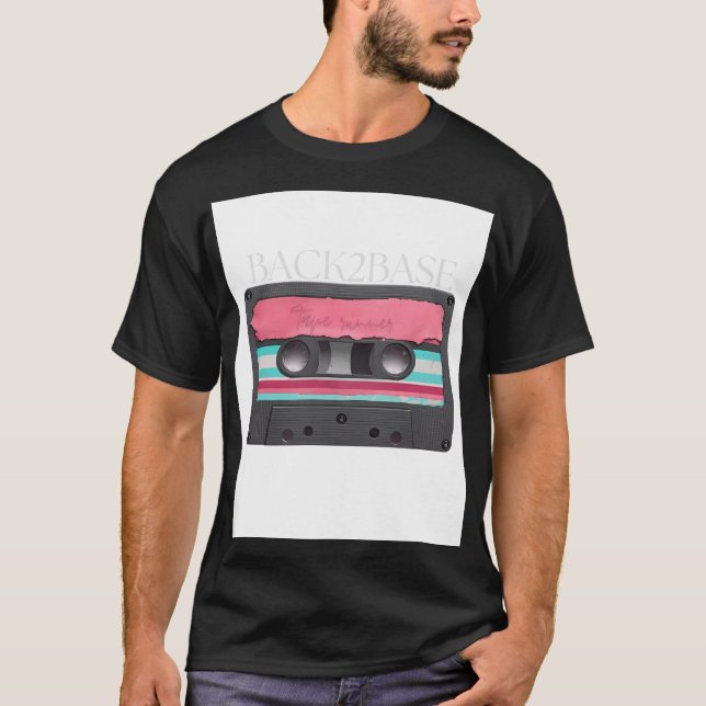 Retro streetwear Unisex T-shirt Neon 80s (Framsida)