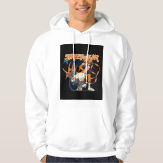 Retro Streetwear Urbana Karaktärer Grafisk Klännin Hoodie