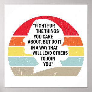 Retro-strid för Saken du bryr dig om Poster