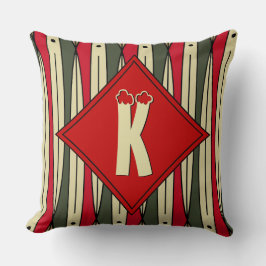 Retro String Art i julklapp Färg - Monogrammed Kudde