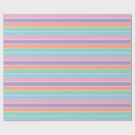 Retro stripe färg mönster presentpapper