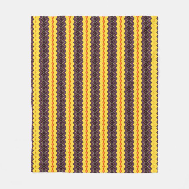 Retro Stripe Fleecefilt (Framsidan)