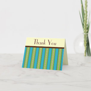 Retro Stripe - tackkort