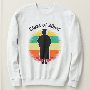 Retro Studenten Student Cap & Gown Woman Girl T Shirt
