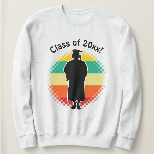 Retro Studenten Student Cap & Gown Woman Girl T Shirt (Design framsida)