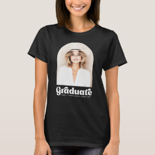 Retro studentexamen foto i valv t shirt