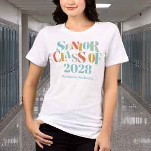 Retro Studentklass för examen T Shirt