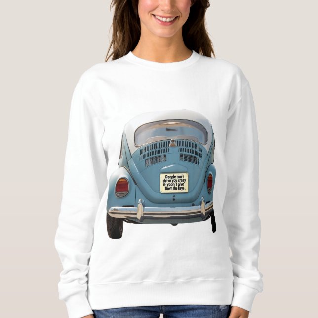 retro style beetle shirt t shirt (Framsida)