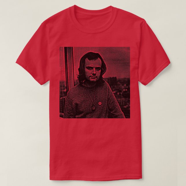 Retro Style John Peel 8 bitar Fan Art T Shirt (Design framsida)