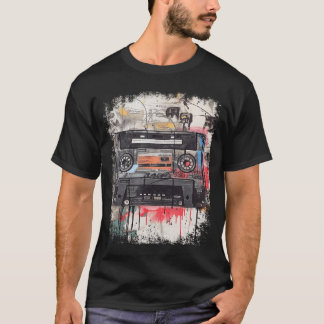 Retro Style Old School Musicape Cassette Vintage M T Shirt