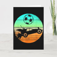 Retro Style Raket Rc Fotboll Bil Liga Gamer Presen