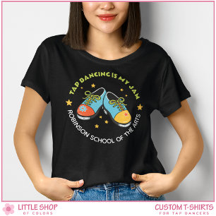 Retro Style Tap Dancing är min grej Anpassningsbar T Shirt