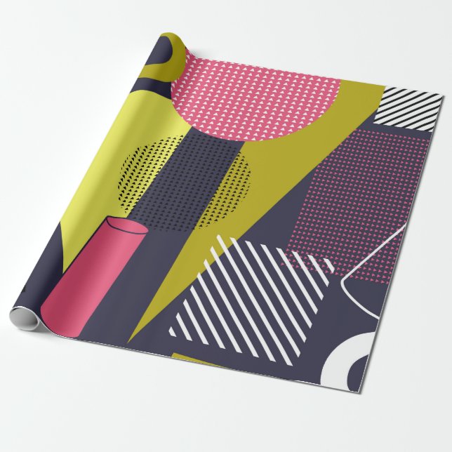 Retro style texture, pattern design. art,abstract, presentpapper (Utrullad)