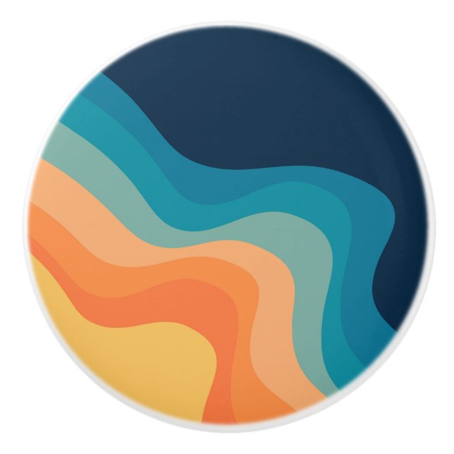 Retro style waves decoration knopp (Framsidan)