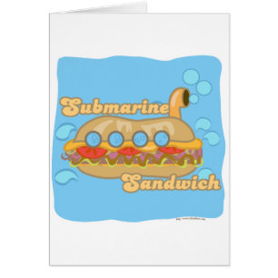 Retro Sub Sandwich också! Hälsningskort