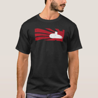 Retro Submarine Veteran För manar Subsea För manar T Shirt