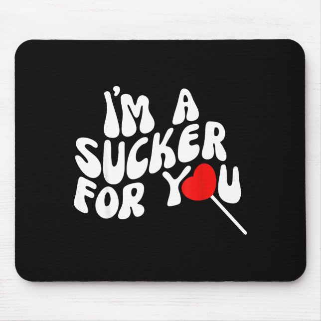 Retro Sucker For You Heart Lollip Gift Women Fans  Musmatta (Framsidan)