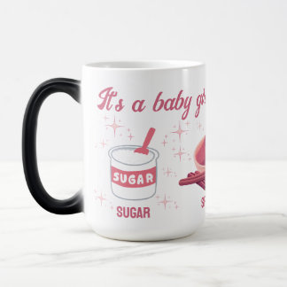 Retro Sugar and Spice Gender Visa att det är en fl Magisk Mugg