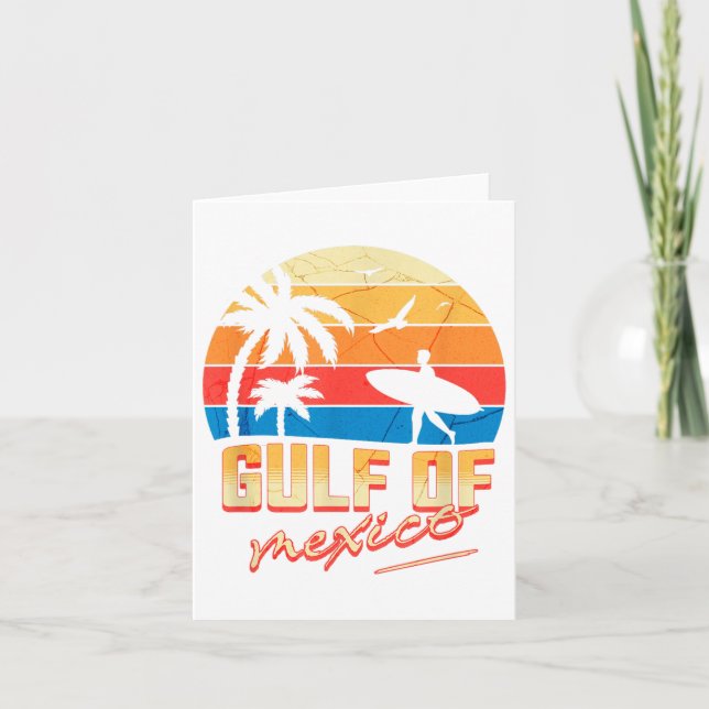 Retro Summer Bukt i Mexiko Forever Beach Golfo de Kort (Framsida)